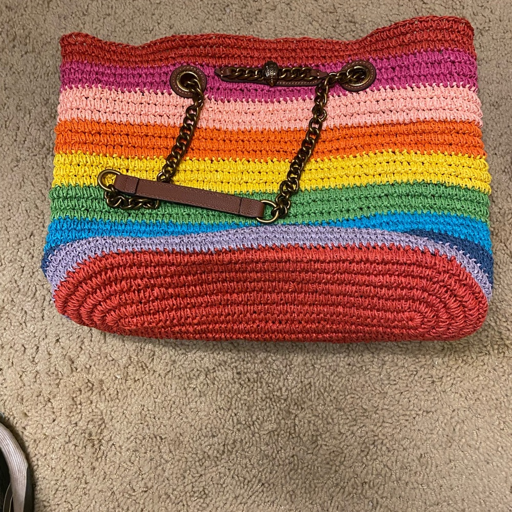 Kurt Geiger large straw bag